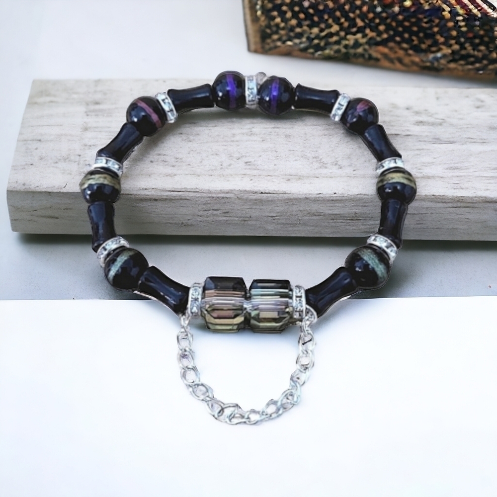 Handcrafted Glass Bead Bracelet